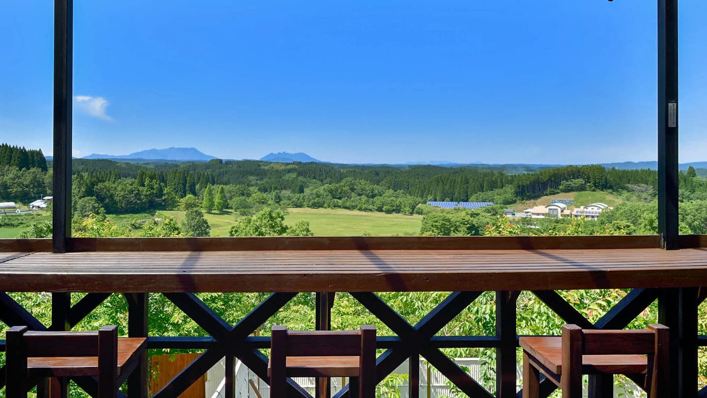 ホテルデッキからの眺望