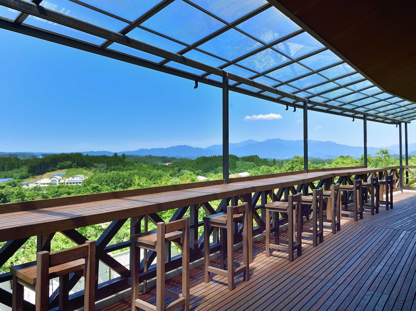 ホテルデッキからの眺望