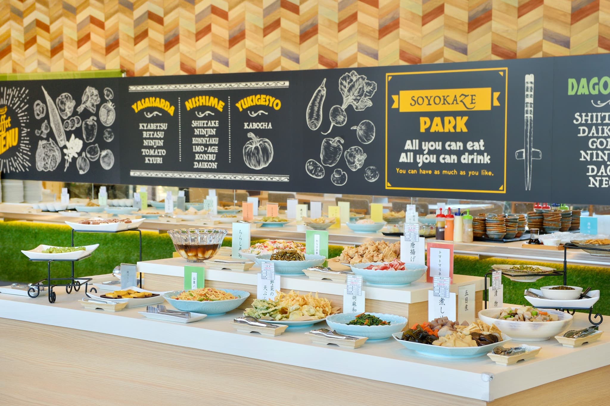 バイキングの様子